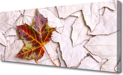 Produktbild von Tulup Leinwand-Bilder 125x50 Wandbild Canvas Kunstdruck Blätter Pflanzen