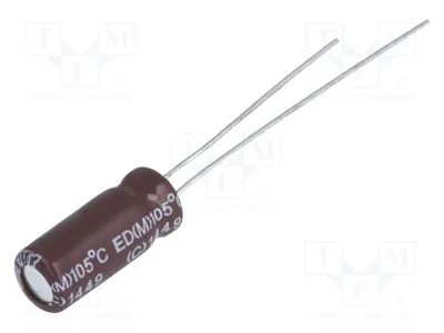 Produktbild von 10x Kondensator: elektrolytisch geringe Impedanz THT 1500uF 25VDC ED1E152MNN1225 E
