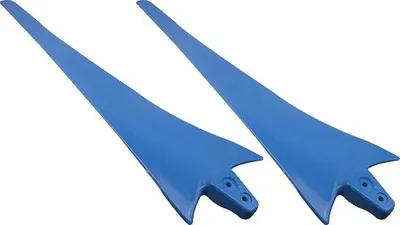 Produktbild von Windturbinen-Nabe, Durchmesser 135mm, 3/5/6 Flügelblätter, 2 blaue Windklingen