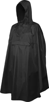 Produktbild von TREKMATES ROVE Poncho, Schwarzes Regenponcho