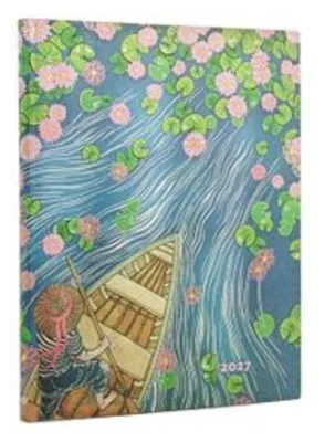 Produktbild von 12-Monatskalender 2027 Fluss der Lotusblüten Ultra Vertikal