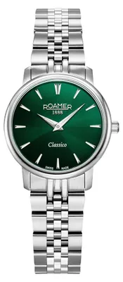 Produktbild von Roamer Armbanduhr Classico Ladies Green - Silver