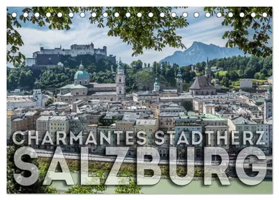 Produktbild von Charmantes Stadtherz SALZBURG (Tischkalender 2027 DIN A5 quer), CALVENDO Monatskalender