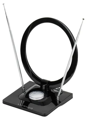 Produktbild von VIVanco™Indoor Full HD Antenne im Ringdesign, LTE Filter, 2 m Kabel