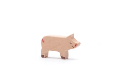 Produktbild von Bajo Bauernhof - Schwein Figur (M) - Spielzeug Tier für Kinder
