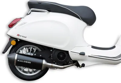 Obrázek produktu pro Výfuk Malossi RX Black s homologací, kompatibilní s modelem Vespa Primavera 125i IGET