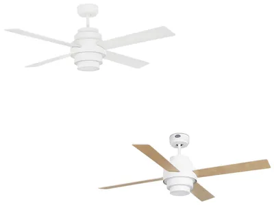 Obrázek produktu pro Energeticky úsporný stropní ventilátor s LED osvětlením a dálkovým ovládáním Disk 132 cm