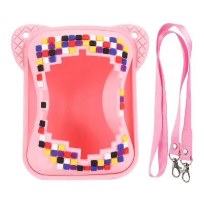 Obrázok produktu pre Silikónový ochranný kryt pre Bitzee Interactive Toy Digital Pet s popruhom na prenášanie, odolný proti poškriabaniu, úložná taška pre elektronické domáce zvieratá, cestovanie