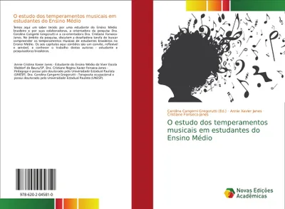 Produktbild von O estudo dos temperamentos musicais em estudantes do Ensino Médio