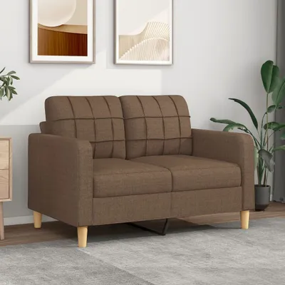 Produktbild von 2-Sitzer-Sofa Braun 120 cm Stoff