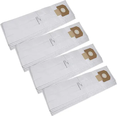 Produktbild von vhbw 20x Staubbeutel kompatibel mit Kärcher NT 55/1 Tact Te M, 55/1 Tact Adv, 55/1 Tact Te, 45/1 Tact Te M, 55/1 Tact Staubsauger - 39,5cm x 22cm Weiß