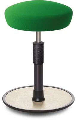 Produktbild von Sitz- Stehhocker Free Regular Hutsitz Gestrick Grün schwarz /cremeweiß.