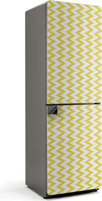 Obrázek produktu pro Jemný klikatý vzor - Magnetický kryt lednice - Magnetická dekorativní fólie do kuchyně - Magnetická dekorace na lednici - Samolepicí magnetická tabule - Magnetická fólie na dveře lednice - 60x190 cm