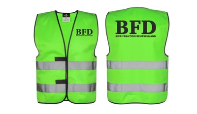 Produktbild von BFD Bier Fraktion Kostüm Karneval Mallorca Party Kult Security Bier Aktivisten Grün L