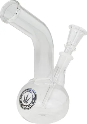 Imagen del producto de Bongo, sin pánico, es de vidrio orgánico, 18 cm