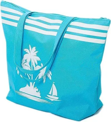 Image de Sac banane, sac à bandoulière, sac de courses pour femme, pour l'été, avec fermeture à glissière, dimensions 50 x 40 x 16 cm, motif papier de palmier - Violet - M