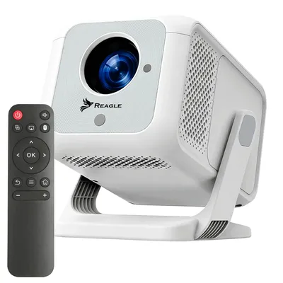 Produktbild von Beamer, Full HD 1080p - 420 ANSI Lumen, Android 14 - Auflösung: 1920 x 1080 - Weiß