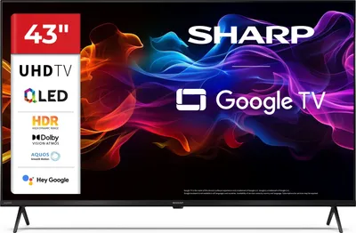 Produktbild von Sharp 43HP5265E, 109,2 cm (43"), 3840 x 2160 Pixel, QLED, Smart-TV, WLAN, Schwarz