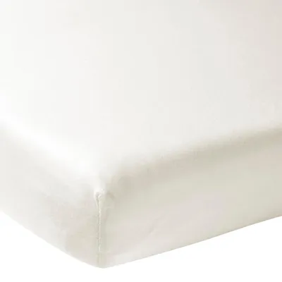 Produktbild von Meyco Jersey Spannbetttuch 50 x 90 cm Offwhite