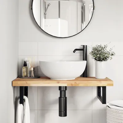 Obrázok produktu pre vidaXL Umývadlová doska neošetrená 80x40x4 cm z masívneho dreva akácie