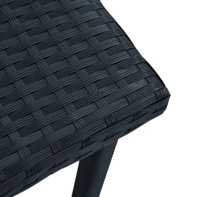 Produktbild von " "Esstisch/Outdoor Tisch - Garten-Beistelltisch - moderne Design - Balkontisch - Schwarz 40×40×40 cm Poly Rattan NeuMöbel 4773465