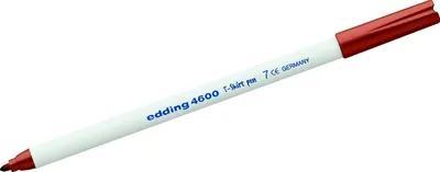 Produktbild von Textilpen edding 4600 Rundspitze 1mm braun Packung mit 10 Stück