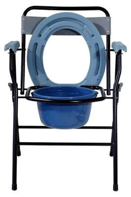 Produktbild von Aufklappbarer Toilettenstuhl, Blau