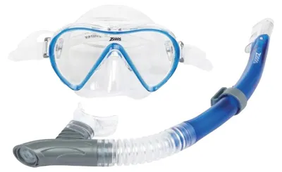 Obrázok produktu pre Zoggs – Sada na šnorchlovanie „Reef Explorer“ pre mužov/ženy, unisex, CS2978 (jednotná veľkosť) (modrá)