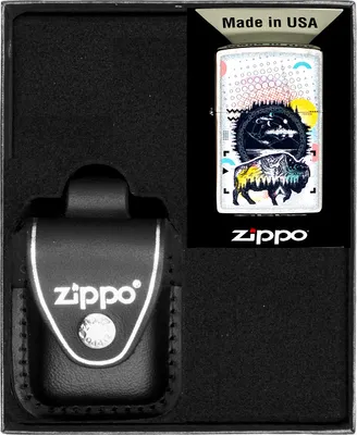 Produktbild von Feuerzeug-Set ZIPPO BISON DESIGHN Geschenk No3