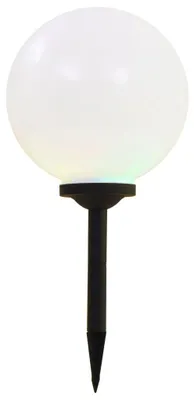 Obrázek produktu pro vidaXL Venkovní solární světla 2 ks LED sférické 30 cm RGB