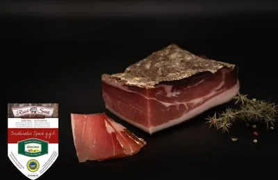 Immagine prodotto di Speck Alto Adige IGP pezzo centrale sottovuoto ca. 0,5 kg. - Speck Raich