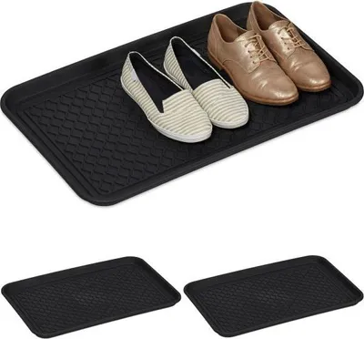 Immagine prodotto di set di 3 vaschette raccogligocce per scarpe 60 x 40 cm