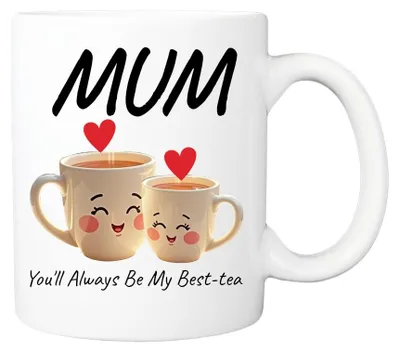 Teebecher mit Spruch – lustiges Geschenk für Mama