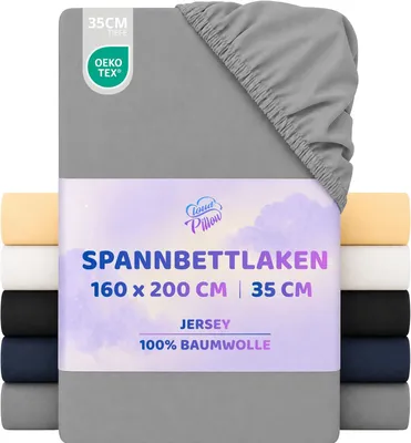 Obrázok produktu pre Napínacia plachta 160x200 cm, 100% bavlna, elastická, do spálne