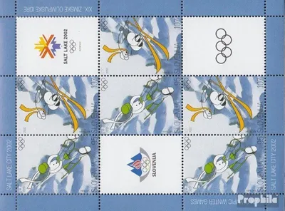 Produktbild von Briefmarken Slowenien 2002 Mi 382-383 Kleinbogen (kompl.Ausg.) postfrisch Olympische Winterspiele