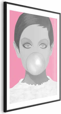 Produktbild von Posterpapier Poster - Bubble Gum 60x90 cm Menschen h-A-0118-ao-a