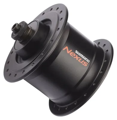 Produktbild von Shimano Nexus DH-C3000-3N Nabendynamo 3 Watt für Felgenbremse/Schnellspanner schwarz Ausführung 36H