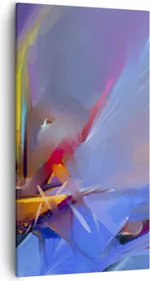 Produktbild von Bild auf Leinwand - Leinwandbild - Abstraktion modern - 55x100cm - Wand Bild - Wanddeko - Leinwanddruck - Bilder - Kunstdruck - Wanddekoration - Leinwand bilder - Wandkunst - PA55x100-4030