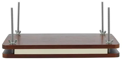 Holz-Buchbindeset 30x20 cm, kokosbraun, tragbare Buchpresse