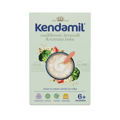 Produktbild von KENDAMIL Milchbrei für Kinder ab 6 Monaten, Brokkoli, Blumenkohl, Tomate, 150g