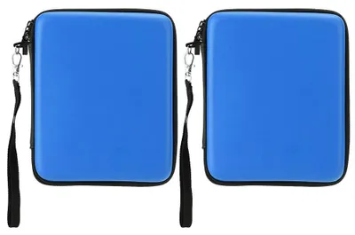 2x EVA Hartschalen-Tasche für 2DS, Blau, Schutzabdeckung