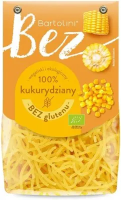 Zdjęcie produktu dla MAKARON (KUKURYDZIANY) KRAJANKA BEZGLUTENOWY250 g - BARTOLINI