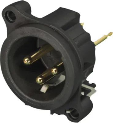 Produktbild von Neutrik XLR 3P Receptacle - male Horizontale Leiterplattenmontage