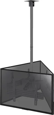 Image de Support plafond pour 3 écrans TV 50"- 75" Hauteur réglable 86-325 cm