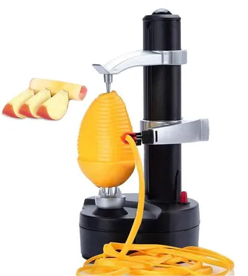 Produktbild von Elektrischer Schäler für Obst und Gemüse, automatischer Kartoffel- und Apfelschäler, einfach zu bedienen, für Kiwi, Tomaten und Birnen
