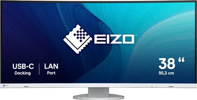 Produktbild von EIZO FlexScan EV3895-WT, 95,2 cm (37.5"), 3840 x 1600 Pixel, UltraWide Quad HD+, LED, 5 ms, Weiß