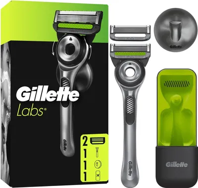 Zdjęcie produktu dla Razor Labs + 2 ostrza, magnetyczny stojak i etui podróżne