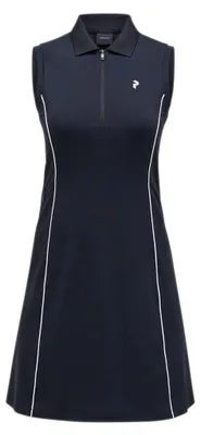 Image de PEAK PERFORMANCE Robe Piqué Femme Noir Taille M