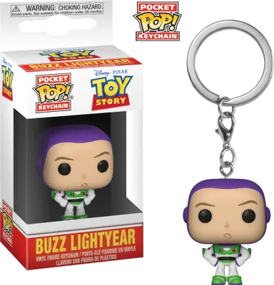 Produktbild von Disney Pixar Toy Story - Buzz Lightyear - Schlüsselanhänger Funko Pocket POP! Keychain