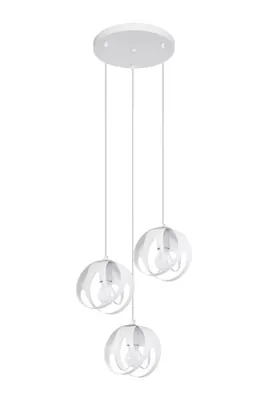 Immagine prodotto di Lampada a sospensione TULOS 3P bianco 3xE27 15W acciaio 117x30x30cm Sollux Lighting